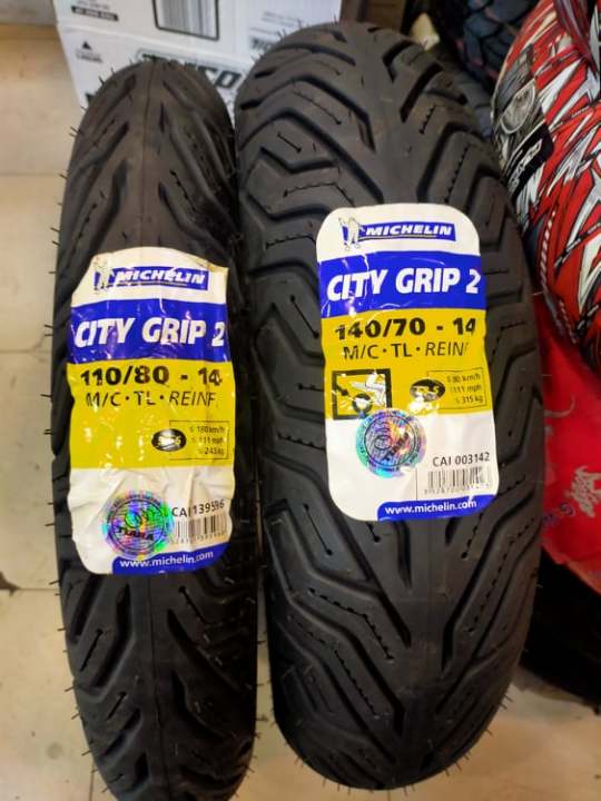 Michelin Cty Grip Tire Set For Yamaha Aerox Lazada Ph