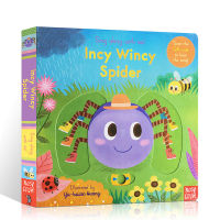 Sing along with me: incy Wincy Spider spider crawling classic nursery rhyme paperboard Book mechanism operation book parent-child enlightenment at the age of 0-5