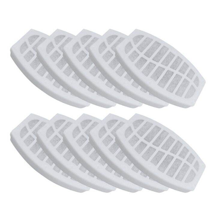 10Pcs Replace Activated Carbon Filter for Cat Water Drinking Fountain