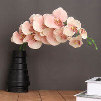 BOKALI 1PCS 11หัว DIY ประดิษฐ์ผ้าไหมดอกฟาแลนนอปซิส Butterfly Orchid Home Decor