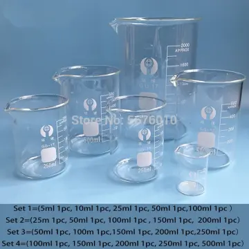 3000ml-5ml Pyrex Glass beaker Borosilicate GG-17 Graduated Beakers