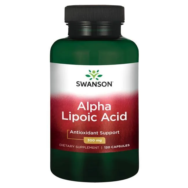 Swanson Alpha Lipoic Acid Ala 300 Mg 120 Capsules 