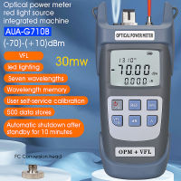 AUA All-IN-ONE Optical Power Meter with Visual Fault Locator optical fiber tester 5KM 10km 20KM 30km VFL MW