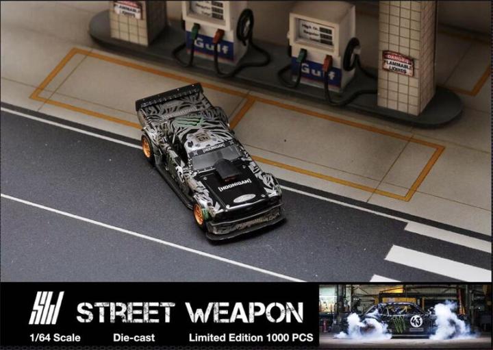 street-weapon-sw-1-64-1965-mustang-rtr-ลอสแอนเจลิส-ken-block-รถโมเดล-diecast