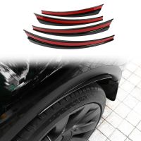 gloss black Front+Rear Car Wheel Eyebrow Fender Mudguard Mud Flap Splash Guard For Tesla Model Y 2021