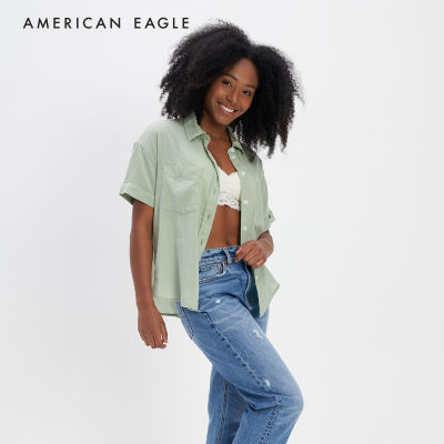 American Eagle Button-Up Shirt เสื้อเชิ้ต ผู้หญิง  (NWSB 035-5031-309)