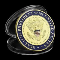 【YD】 Commemorative Coin 46th of The States America Joe Biden Collectible Gold Plated Souvenir