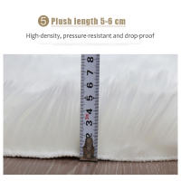 Bubble Kiss Faux Fur Rugs for Bedroom Soft Cloakroom Home Decor Plush Rug Long Hair Bedside Mat Living Room Shaggy Carpets