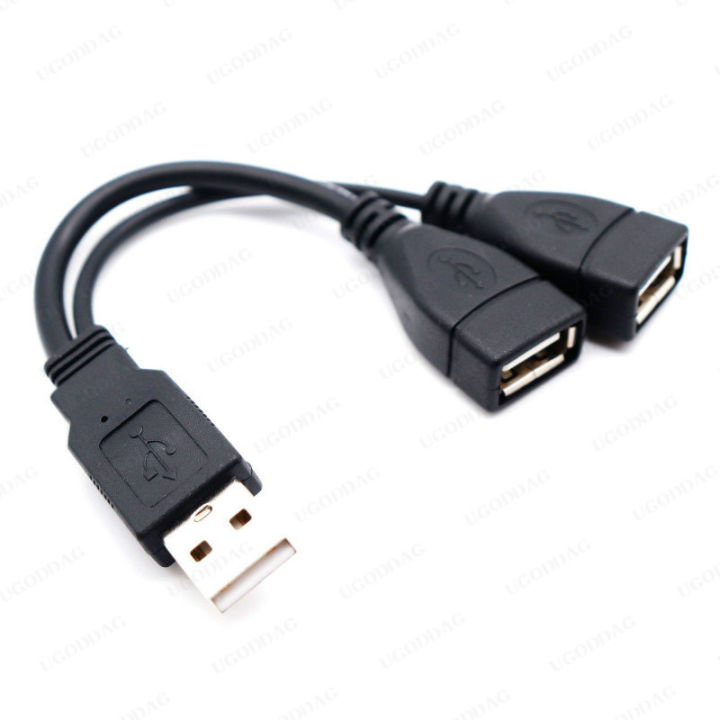 คู่-usb-extension-a-ชาย-2-a-female-y-cable-power-adapter-converter-usb2-0-ชาย-2dual-usb-หญิง-y-splitter-15-ซม-30-ซม-kdddd