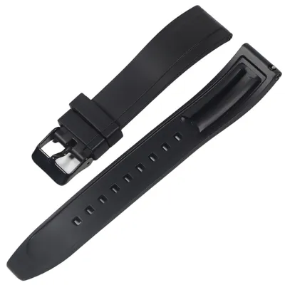 Premium-Grade Fluorine Rubber Watch Strap 20mm 22mm 24mm Bracelet Quick Release Watchband For Each Brand Diving Watches Band
