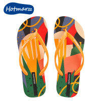 Hotmarzz Casual แฟชั่นสี Flip-Flops สุภาพสตรีรองเท้าแตะนุ่มสบาย Soles Stick Feet รองเท้าแตะชายหาดกันน้ำและลื่น HM7020