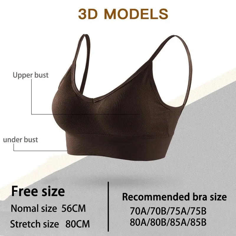 Sports Bra Women's Tube Top Unwired Bra Tank Top Bras For Women Yoga  Underwear Yoga Fitness Bra Sweat suit Sport Sling Top