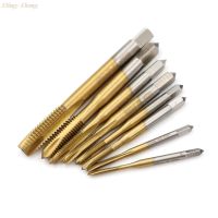 M2/M2.5/M3/M3.5/M4/M5/M6/M8 Spiral Point HSS Titanium Machine Right Hand Tap Drill Thread Plug Handle Taps