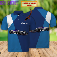 CUSTOM YOUR NAME BMW RACING 3D POLO SHIRT