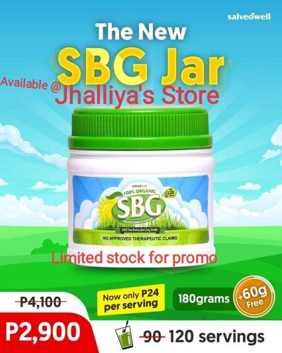 Salveo Barley Grass in a jar , 100 Organic and Original, Antioxidant