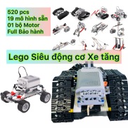 Lego 9686 mở rộng siêu xe tăng 520 Chi tiết có thể kết hợp điều khiển từ xa