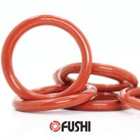 CS4mm Silicone O RING OD 35/36/37/38/39/40/41/42/43/44/45x4 mm 50PCS O-Ring VMQ Gasket seal Thickness 4mm ORing White Red Rubber