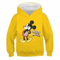 Mickey Mouse and Minnie Mouse Kids Children Hoodies Autumn Winter Fashion Boys Sweatshirts Girls Boys Clothes 1-14Years