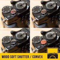 ปุ่ม Wood Soft Shutter Release Button ไม้แท้ นูน งานเนี๊ยบ ( ปุ่มชัตเตอร์ ไม้ ) ( ปุ่มนูน ปุ่ม นูน Convex ) ( Geekster )