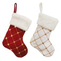 Christmas Stocking Santa Sacks Christmas Decorations for Home Candy Bag Hanging Xmas Tree Ornament Navidad New Year Gift Socks Tights