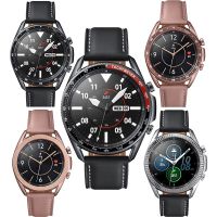 [Hot K] ฝาโลหะ Watch3 Galaxy สำหรับ Samsung Galaxy Watch 3 41มม. 45มม. ปกป้องฝาครอบห่วงกันชนอุปกรณ์เสริมเคสกาว