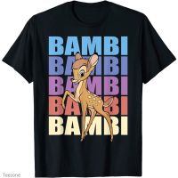 2023 NEW2023ใหม่ฤดูใบไม้ผลิและฤดูร้อน Bambi ชื่อ STACK Portrait เสื้อยืดสำหรับผู้ใหญ่