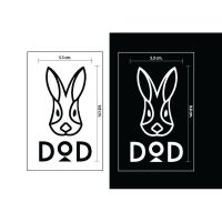 DOD RABBIT STICKER สติ๊กเกอร์ DOD RABBIT