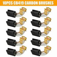 10pcs Carbon Brushes For Angle Grinder GA5030 CB325 / 459/303/419/203 Polishing Metal Brushes Power Tools Rotary Tool Parts Accessories