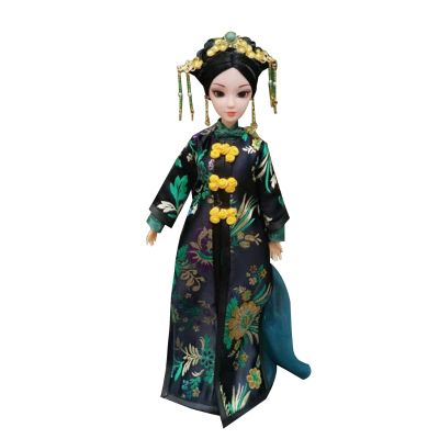 Oriental Decor Doll, Chinese Doll with Silk Costume, Oriental Decorations for Home, Figurine for Home Decor, Room Decor,