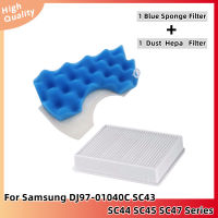 สำหรับ Samsung DJ97-01040C SC43 SC44 SC45 SC47 Series หุ่นยนต์ฟองน้ำสีฟ้า Hepa Filter Kit อะไหล่เครื่องดูดฝุ่น