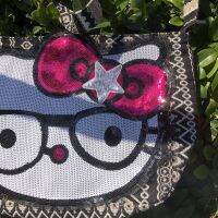 Sanrios Hellokittys กระเป๋าถือกระเป๋าสะพายไหล่การ์ตูนน่ารักความจุมากกระเป๋าคอมพิวเตอร์กระเป๋าเก็บของน่ารักกระเป๋าเอกสาร Y2k