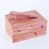 (Best Movement)เก้าอี้เก็บของอเนกประสงค์ Red Cedar Wood Shine Box ชุดดูแลรองเท้าสร้างสรรค์