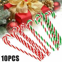 【YF】☬℡✔  10PCS Canes Decoration 15cm New Year Hanging Crutch Pendant Ornaments