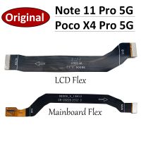 ของแท้เหมาะสำหรับ Xiaomi Poco X4 Pro 5G / Redmi Note 11 Pro 5G หน้าจอหลักของ FPC LCD เชื่อมต่อเมนบอร์ดชิ้นส่วนชิ้นงอสำหรับเปลี่ยน