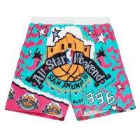 2023 NEWOutdoor กางเกงกีฬาลำลองสำหรับบุรุษ NBA JUMBOTRON 2.0 Sublimated All-Star Shorts