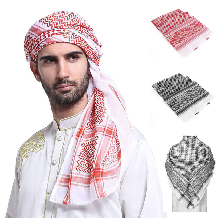 CORNER FASHION Headwear For Adults Plaid Shawl Multifunction Headwrap ...