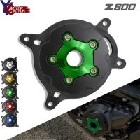 ✿☍สำหรับ Kawasaki Z750 Z800 Z 750 Z 800 2013 2014 2015 2016 2017 2018 2019 2020อลูมิเนียมที่อุปกรณ์เสริมมอเตอร์ไซค์ฝาครอบเครื่องยนต์สเตเตอร์