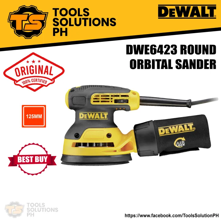 DEWALT Random Orbit Sander Variable Speed 5Inch DWE6423 Lazada PH