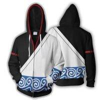 แฟชั่น 3D Gintama Anime พิมพ์เสื้อ Hoodie ผู้ชายแฟชั่นแจ๊คเก็ต Sweatshirts (S-5XL)