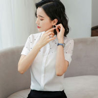 Summer Chiffon Women Shirts Korean Fashion Office Lady Button Up Shirt Harajuku Women Shirts Blouses White Camisa De Mujer