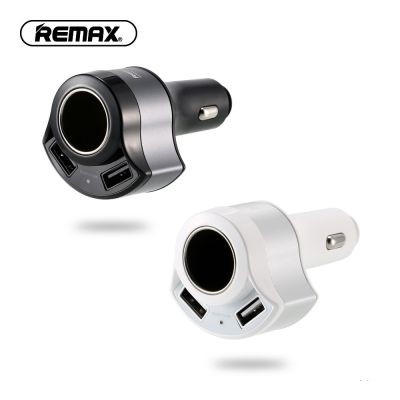 Remax Car Charger ชาร์จเร็ว พอร์ตชาร์จ USB 2 พอร์ต 4.8 แอมป์ สำหรับช่องจุดบุหรี่ในรถยนต์ ที่ชาร์จในรถ remax| ทุกรุ่น ของแท้100%