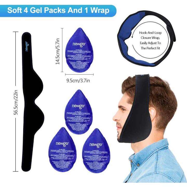 Jaw Ice Pack For Face Oral Surgery Wisdom Teeth Reusable Ice Cold Pack