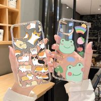 [Phone case]น่ารักสุนัขกบกรณีสำหรับ Xiaomi Redmi หมายเหตุ8 10 9 Pro 10S 9S 9T 8T 9A 9C 8A 7 7A POCO X3 NFC F3 M3 Pro 5G X3pro ปกสัตว์