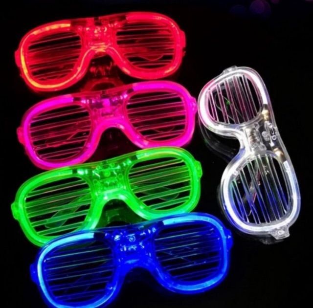 พร้อมส่ง-แว่นนีออน-แว่นเรืองแสง-แว่นled-แว่นไฟ-neon-กระพริบได้-3-จังหวะ-จากไทย-ree