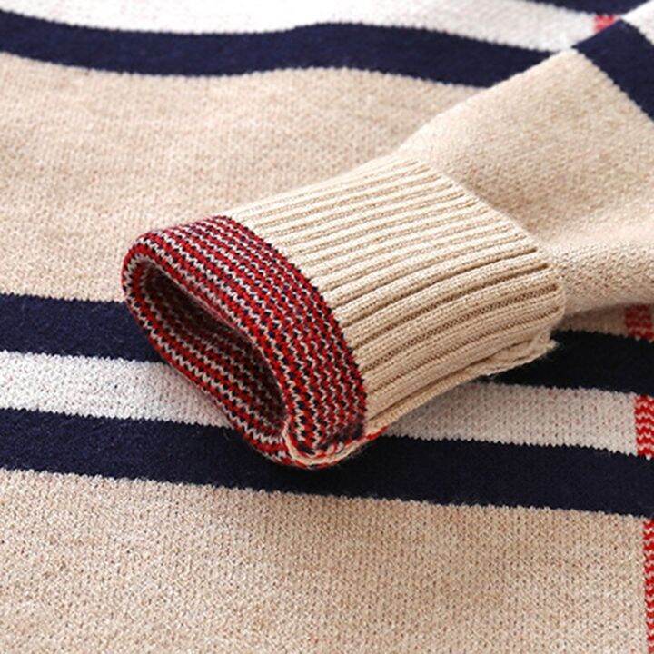 1-8t-toddler-kid-boy-sweater-spring-winter-clothes-warm-pullover-top-long-sleeve-plaid-sweater-girl-fashion-gentleman-knitwear