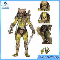 Lechilli จัดส่งเร็ว NECA Predator 2-7นิ้วมาตราส่วนผู้อาวุโสที่สุดนางฟ้าสีทอง