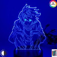 Manga Death Note L Lawliet Figure Led Night Light for Anime Room Store Decor Idea Cool Kids Child Bedroom Table Lamp Ryuk Figure