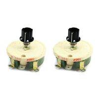 2X 100W 100 Ohm Ceramic Wirewound Potentiometer Rotary Resistor Rheostat