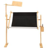 ♦● Adjustable solid wood cross stitch rack50cm embroidery frame wooden stand desktop cross stitch frame