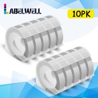 【Flash sale】 【Factory-direct】 Labelwell 10PK 9มม. 3D DIY ป้ายลายนูนพลาสติกสำหรับ Dymo 3D ลายนูนเทปสำหรับ Dymo 1610 1880 Motex E-101 E-303เครื่องพิมพ์ฉลาก